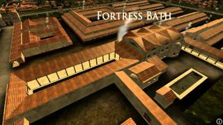 Animation of ancient Roman Fort in Caerleon Wales [upl. by Koren]