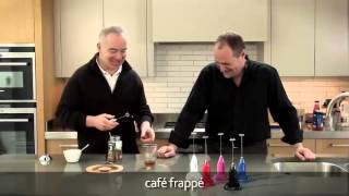 How to make a frappé coffee using an aerolatte milk frother [upl. by Carolynn]