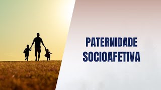 Paternidade socioafetiva [upl. by Ahsotan]