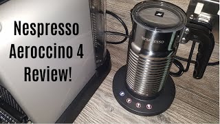 Nespresso Aeroccino 4 Milk Frother Review  Worth upgrading from the Aeroccino 3 [upl. by Amsab608]