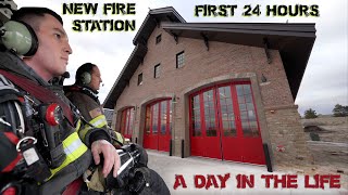 First 24 Hours in a New Fire Station  A Day in the Life [upl. by Kcirrek]