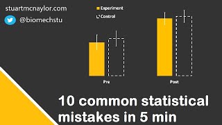 Ten Statistical Mistakes in 5 Min [upl. by Alehcim]