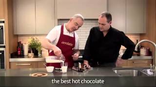 How to make a hot chocolate using an aerolatte milk frother [upl. by Nylra652]